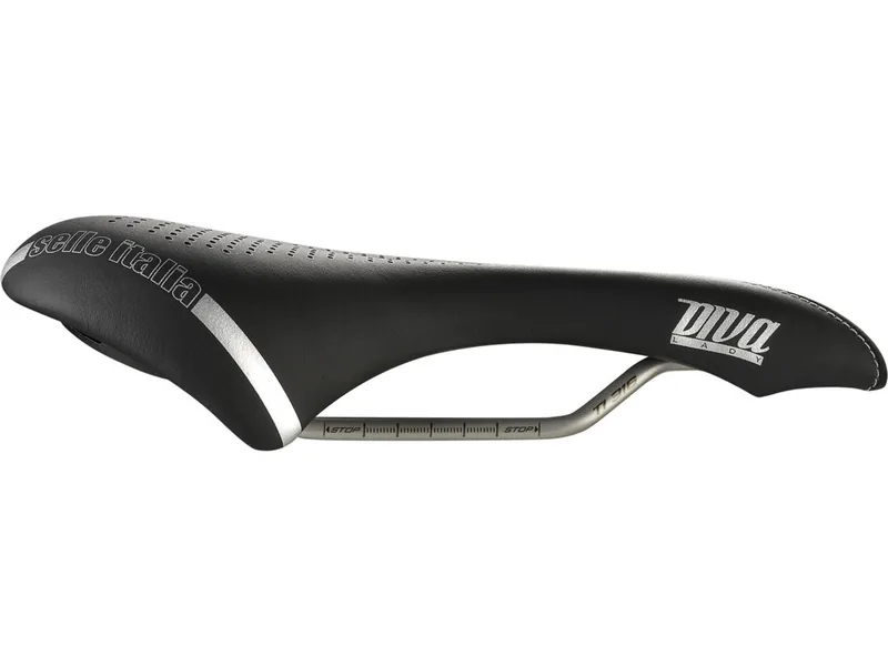 Selle Italia Diva Gel Superflow (rails manganèse)