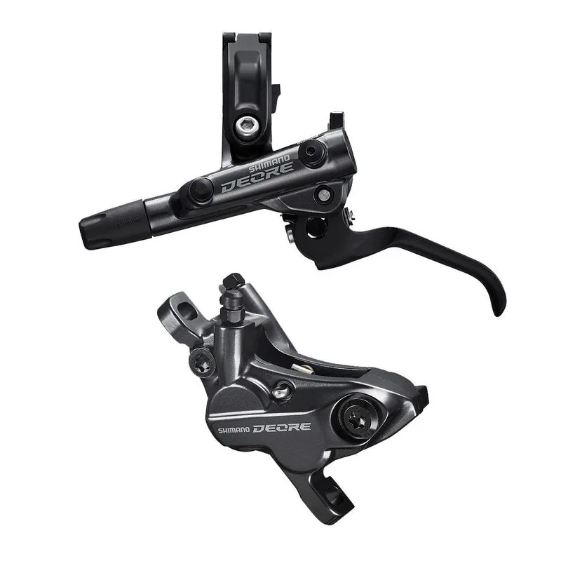 Shimano Deore BR-M6120 + BL-M6100 (étrier 4 pistons, levier plat, J-Kit)
