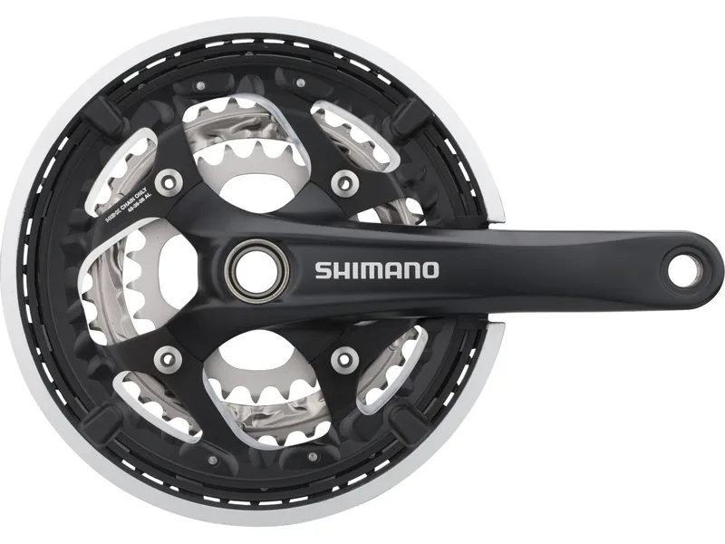 Shimano FC-T551 (triple trekking + garde-chaîne)