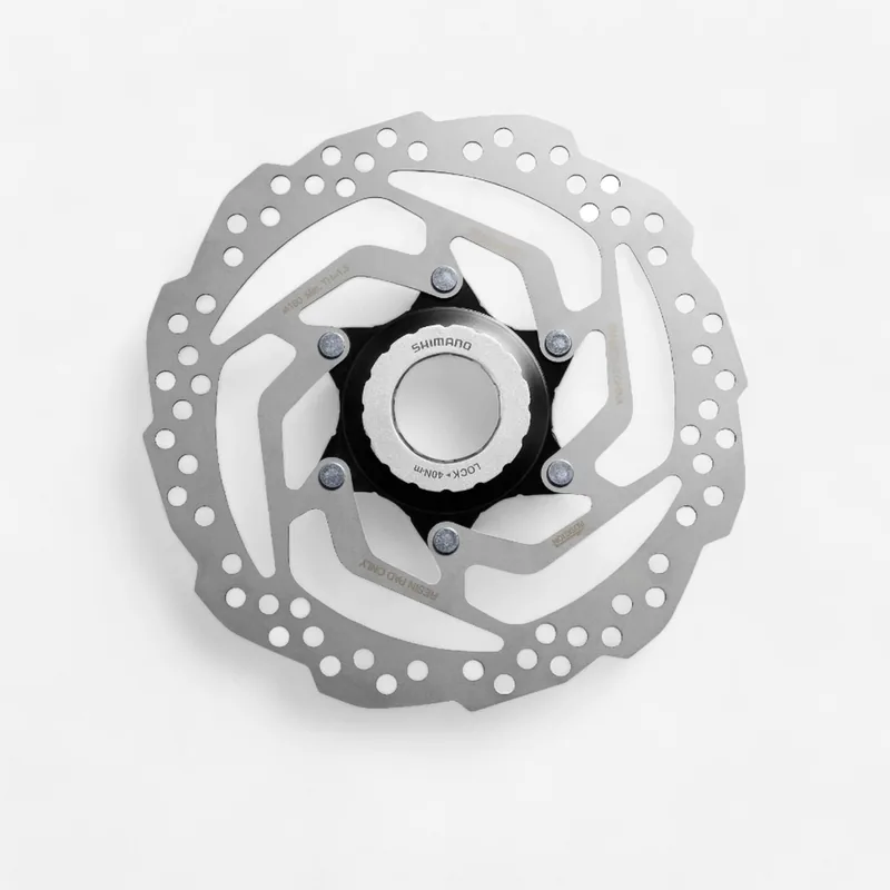 Shimano SM-RT10 (Center Lock) — entrée de gamme, patins Resin