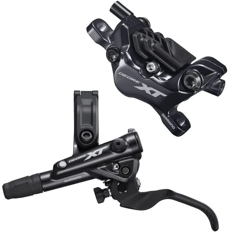 Shimano XT BR-M8120 + BL-M8100 (étrier 4 pistons, levier plat, J-Kit)